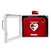 Philips AED Wall Mount Cabinet – Custom-Fit for Philips AED Models | Alarm & Lock Features| Mounting Hardware Included | AED Not Included (White)