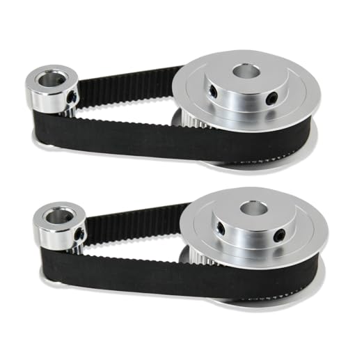 Poulie de synchronisation en aluminium 2GT 20 60T alésage 8mm haute résistance