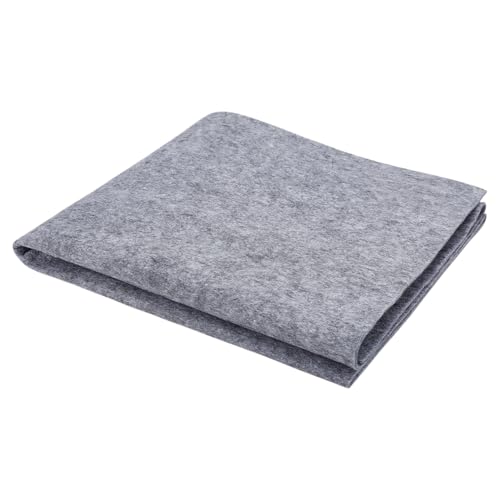 PH PandaHall Tapis de Calligraphie Chinoise en Laine Tissu Gris à Dessin Tapis de Dessin Réutilisable en Feutre Sous Main pour Peinture Sur Papier Xuan Pratique de la Calligraphie, 100x71.5cm