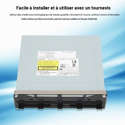 Yosoo Lecteur de disque Blu Ray pour console One DG6M2S01B, pilote Blu-ray/DVD avec tournevis