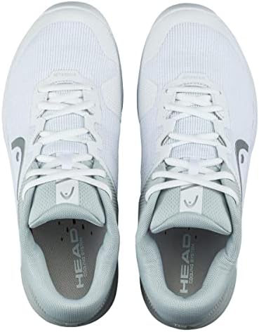 HEAD Women's Tennis Shoe, White Grey, 8 | Image 5
