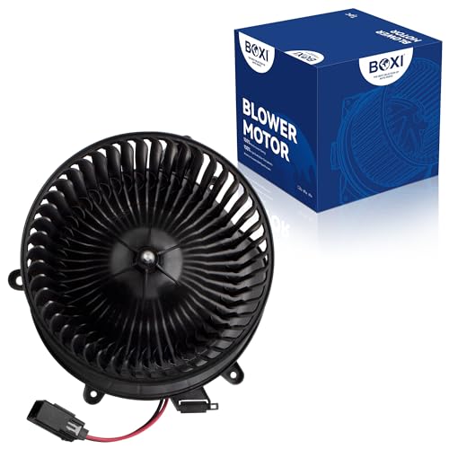 Image of BOXI 700327 HVAC Heater Blower Motor Assembly Fits for Ford Mustang 2015 2016 2017 2018 2019 2020 Front Side /Replaces PM4489 FR3B19846AA FR3Z19805B