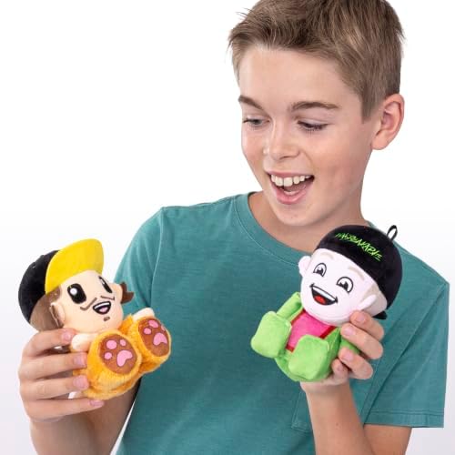 Unspeakable Series 2 Mini Plush Mystery Pack β Nathan, Gabe, James, Tank Monster & Frog Characters - with Bag Loop - 2