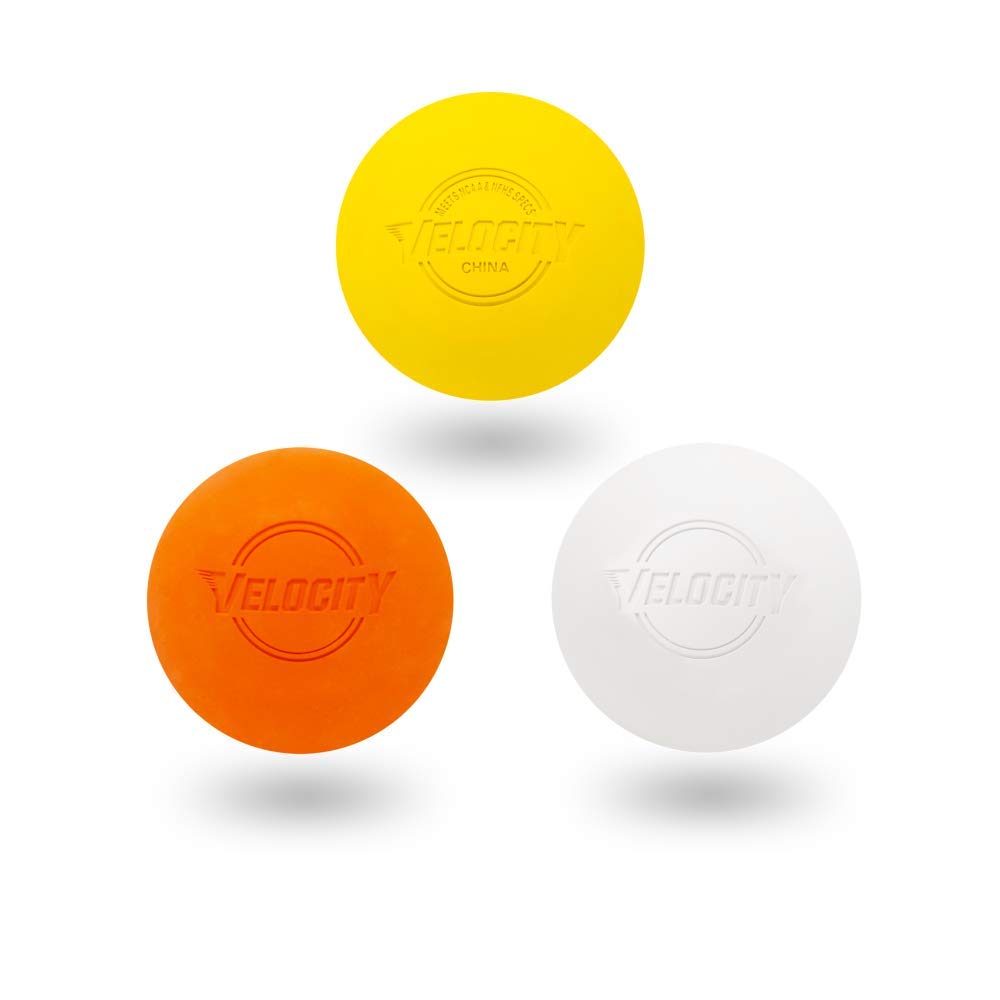 PerfectPitch 2.5 in. Official Lacrosse Ball44; Multicolor - Pack of 12