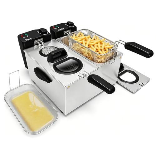 7.4QT Dual Tank Electric Fryer