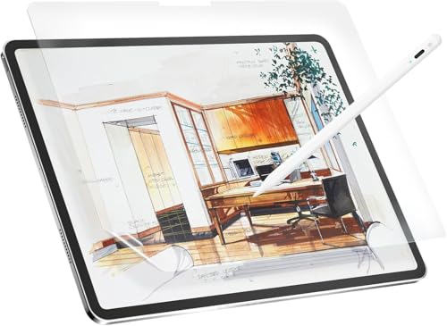 Image of Japanese Smooth Kent Paper Screen Protector for iPad Air M2 11 inch 6th Generation (2024) - Matte Surface PET Film for Writing & Drawing