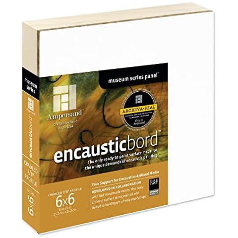Ampersand Art Supply Encausticbord 6x6, 7/8 pulgadas Cover