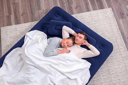 Bestway Doppelluftbett mit externer Handpumpe 203 x 152 x 22 cm