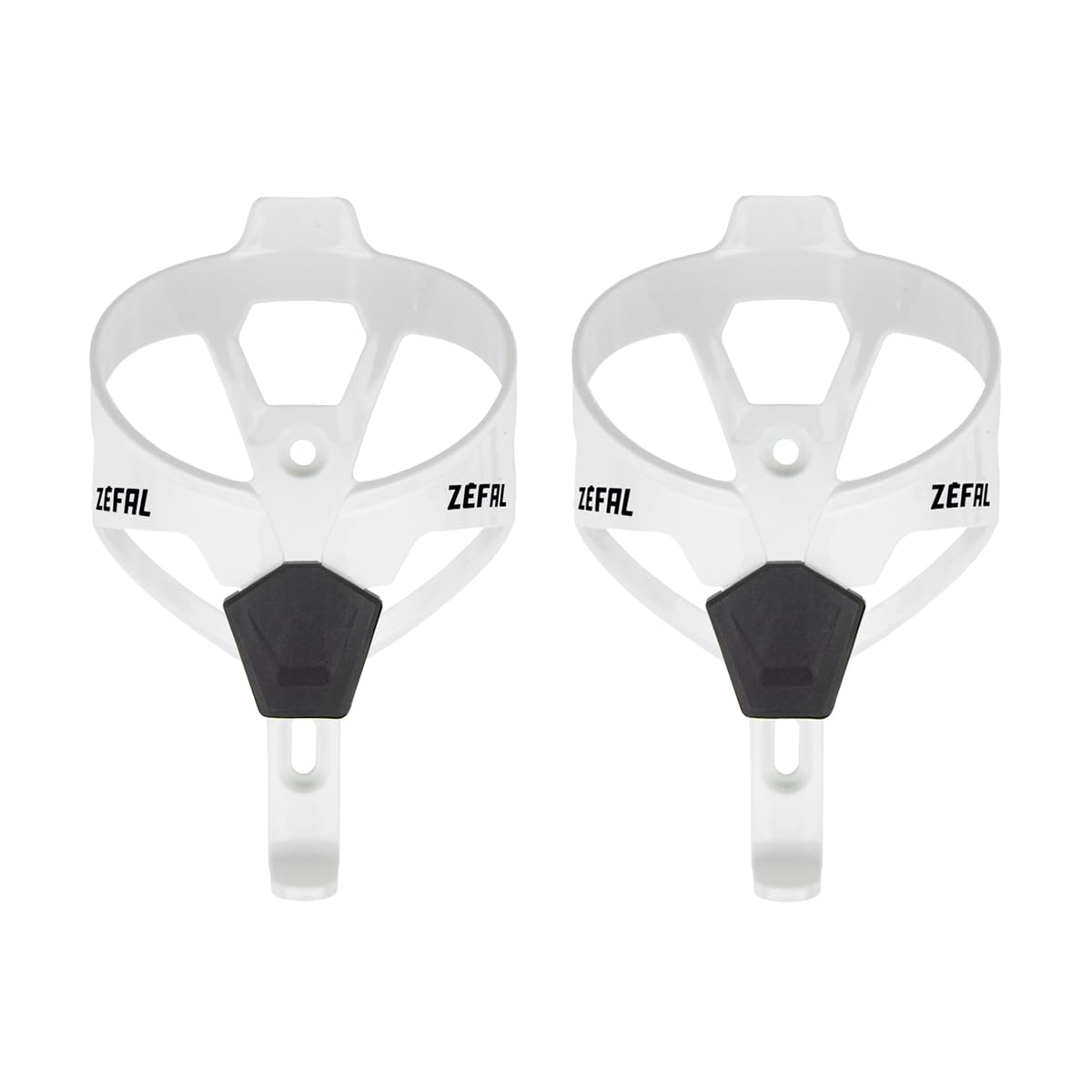Zefal Pulse A2 Pack – Pack of 2 - Lightweight Bike Bottle Cages – Bike Bottle Holder – Bike/Mountain Bike/Road Bike – Strong and Durable – 26 g Each Bottle Cage – Snow White