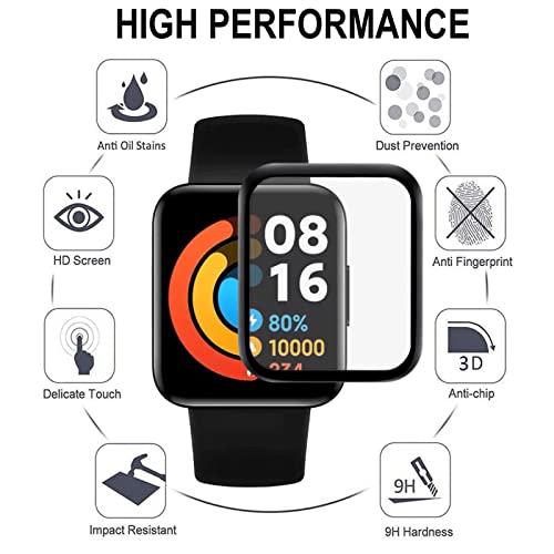 KZIOACSH 3 Pezzi Vetro Temperato per Xiaomi Poco