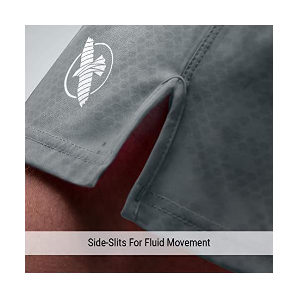 Hayabusa Arrow Kickboxing Shorts - Grey, 30