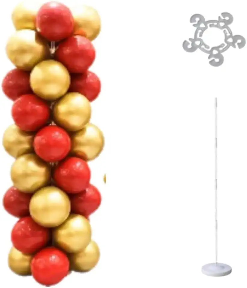 kit2 Suporte Coluna Balão Base Bexiga 1,5m Armação Decoração