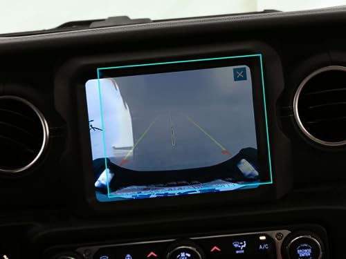 Film en verre trempé 8,4 Pouces autoradio GPS pour Jeep Gladiator 2020 2021 autocollant d'écran