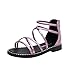Produktbild SANFASHION Sandalen Mädchen,Kinder Baby Kreuz Krawatte Flache Roma Zip Princess Schuhe Blockabsatz Open Toe Sommerschuhe