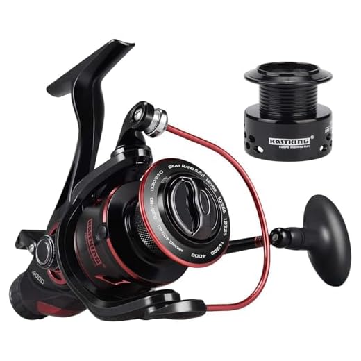 KastKing Sharky Baitfeeder III Spinning Fishing Reel,Size 4000