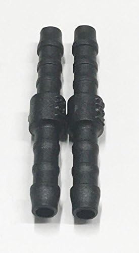 Two 4mm Windscreen Washer Straight Tubing Connector Extender