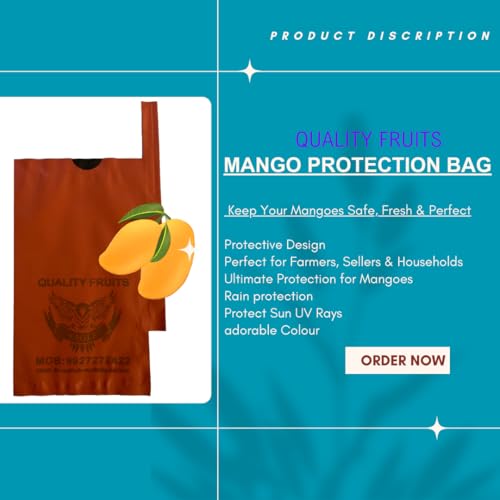 Image of Mango Protection bag inchQuality fruits inch (100)