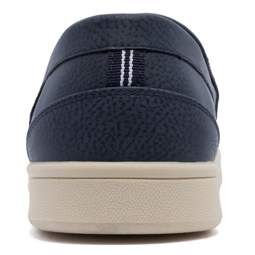 Image of Nautica Men's Slip-On Loafers Casual Moc Toe Sneakers Boat Shoes Slipper for Men - Lightweight & Comfortable - Derwin