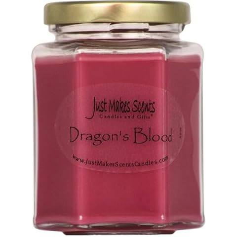 Dragon's Blood Scented Blended Soy Candle by Just Makes Scents Cover