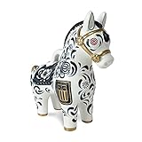 Potrillo de Pucará Blanquiazul - Club Alianza Lima (20 cm de altura) - Hecho a mano en Perú