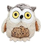 DolliBu Plush Owl Stuffed Animal - Soft Plush Huggable Brown Owl, Adorable Playtime Owl Plush Toy, Cute Forest Wildlife Bird Cuddle Gift for Kids & Adults - 8 Inch
