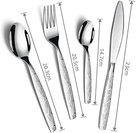 Bon Mosaic 24-Piece Stainless Steel Cutlery Set