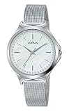 Bis zu 50 Meter wasserdicht Lorus Klassik Damen-Uhr mit Palladiumauflage und Metallband RG279QX9
