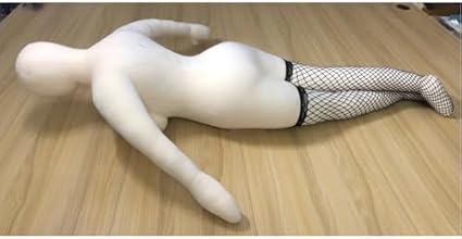 XYHAOAI Muñecas de almohada con forma humana de 150 cm de altura para hombres, relleno de algodón, suave y de apoyo, muñecas de felpa de tamaño completo con agujeros para accesorios de silicona