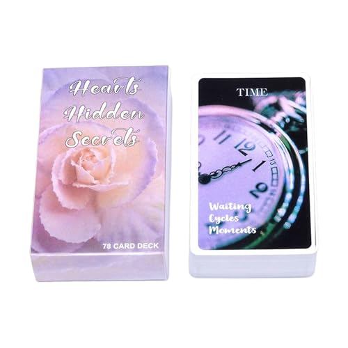 Generisch Juego de cartas multijugador interactivo 78 cartas, baraja de juego de cartas inglesa, para familia, adolescentes, adultos, amigos, dormitorio, camping, picnic, viajes y hogar