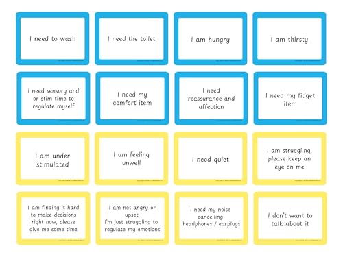 Communication Cards for ADHD and Autism, Special Needs Communication Aid for Non Verbal Adults and Children, Speech Delay Flash Cards - Image 7