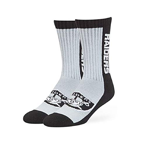 '47 Oakland Raiders NFL Black Riggins Sport SockNEW Size M