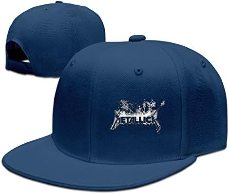 Kuli Love Metallica Radio Fitted Hats Unisex Adjustable Snapback Hats Visor Black