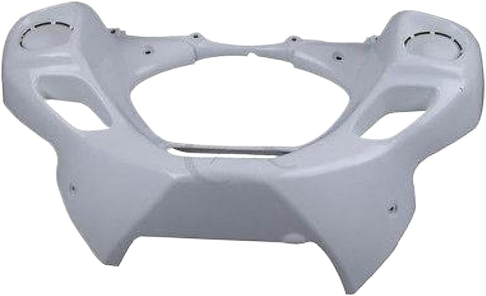 Motorcycle ABS Front Engine Cowl Cover Fairing Compatible with Automotive Motorcycle Parts Goldwing GL1800 2001 2011 Unpainted Chrome(Chrome)