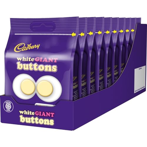 Cadbury White Giant Buttons 100g (Pack of 3)