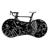 Hovico Bicycle Wheel Cover, Anti-dust Indoor Bike Storage Bag, Bike Wheel Cover Washable High Elastic Tire Package Road MTB Protective Gear Garage for Tires of 26-29 Inches