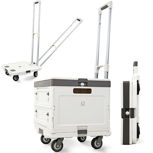 Wellmax WM99800 Series Rolling Crate with Wheels, Foldable Utilit...