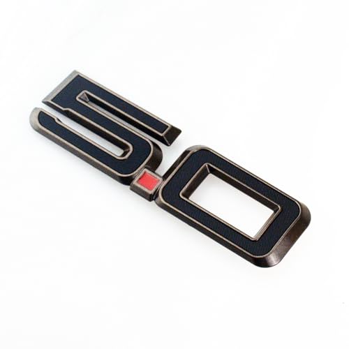 Image of 2pcs Replacement for 2024-2025 5.0 Letters Emblem Door Side 3D Badge Decal Nameplate (Black Gold)