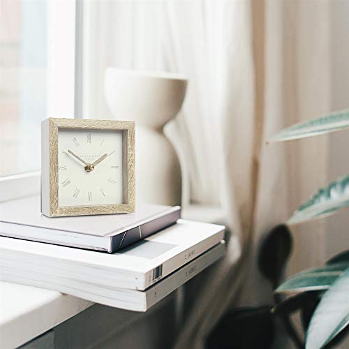 Reloj de mesa Thomas Kent Nordic marrón analógico pequeño de 12,7 cm 3