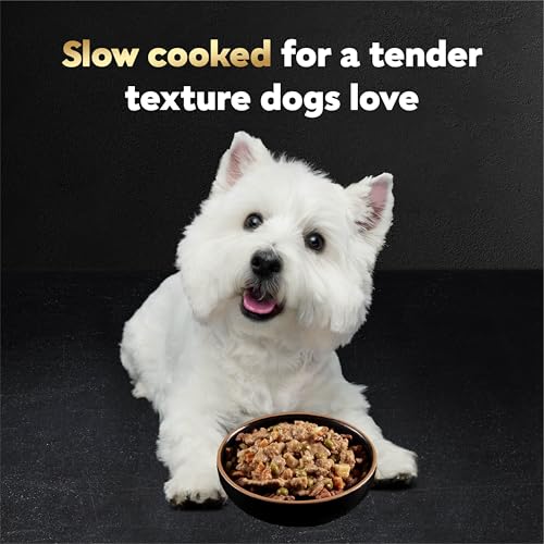 Image of Cesar Home Delights Adult Wet Dog Food,Slow Cooked Chicken & Vegetables Dinner in Sauce,Wet Food for Dogs,3.5 oz Tray,24 Count (Pack of 2)