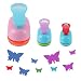 TECH-P Set of 3PCS (2 inch+1.5 inch+1inch) Craft Punch Set Paper Punch Paper Punch Tool Eva Punches for Making Arts Crafts Projects Cards Scrapbooking Garland Hanging Decorations (Butterfly)