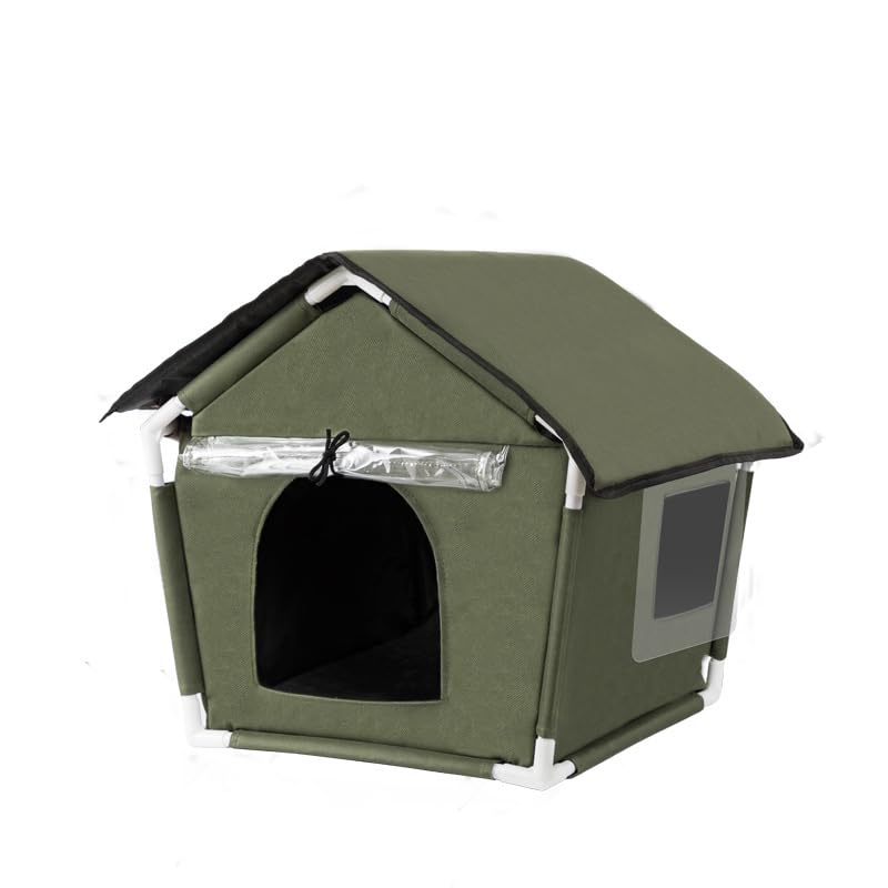 Caseta Exterior para Perros, caseta para Perros pequeños, caseta Desmontable para Perros, caseta para Gatos, caseta Exterior para Gatos, caseta para Gatos y Mascotas, Caseta de Tela para Mascotas