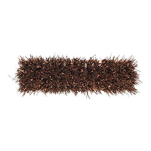 ProDec 9" Natural Palmyra Fibre Stiff Deck Scrub Brush Head, Brown - Image 3