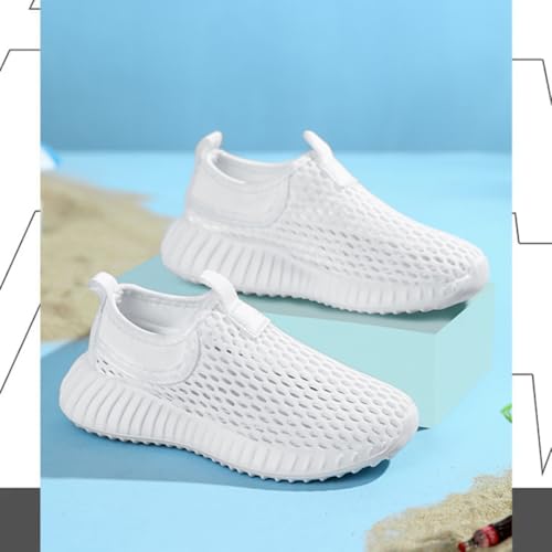 Boys Girls Candy Color Breathable Mesh Casual Sneakers Lightweight Slip On Sports Running Tennis Shoes2