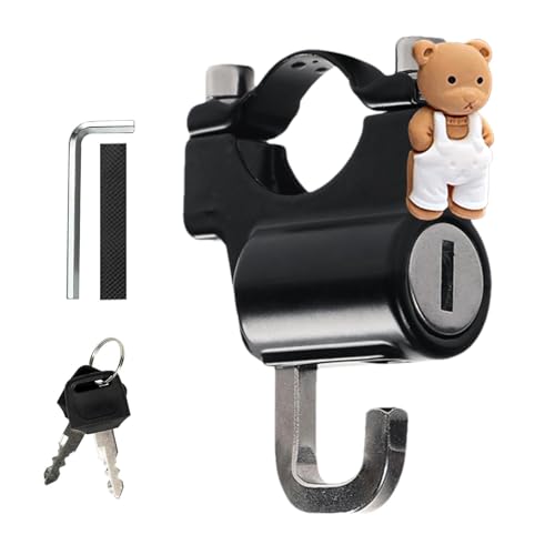 Head Lock - Cerradura antirrobo para manillar, accesorios para motocicleta, bloqueo de manillar resistente, bloqueo de seguridad antirrobo, alta resistencia, para motocicleta