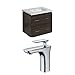 American Imaginations AI-8360 Plywood-Melamine Vanity Set with Single Hole CUPC Faucet, Dawn Grey
