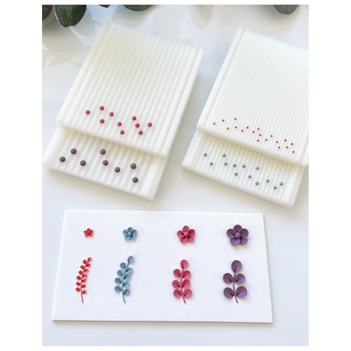 Keoker 4 Sizes Polymer Clay Bead Roller Polymer Clay Bead Maker Bead Molds for Clay Polymer Clay Tool