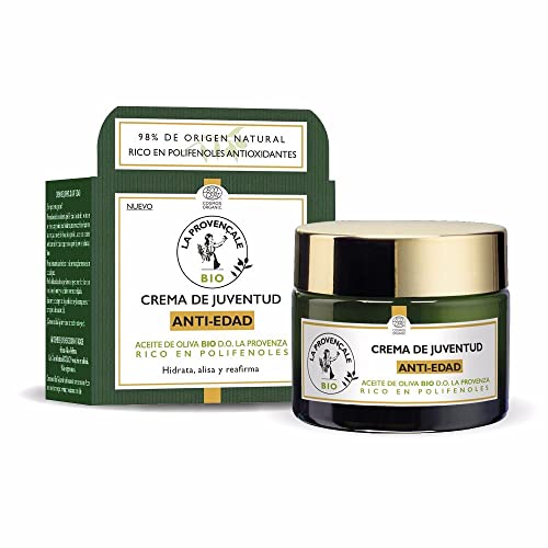 La Provençale Bio Crema Antiedad Día con Aceite de Oliva Bio rico en Polifenoles Antioxidantes, 50 ml