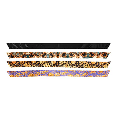 Red by Kiss Edge Laying Scarf Wrap for Hair Edge Silky Satin Scarf 4 PACK3