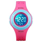 Multifunktionsdesign:Digitalanzeige, LED-Hintergrundbeleuchtung, Datum, 12/24 Stunden, Alarm, Stoppuhr, 50M wasserdicht. Tolles Geburtstags- und Weihnachtsgeschenk für die Kinder.
