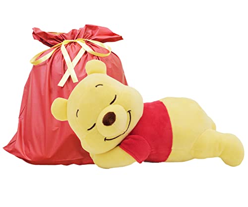 くまのプーさん 抱き枕 イエロー 添い寝枕 ミニ 約28cm (ラッピング袋付き)【セット買い】ディズニー